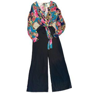 NWT Floral Top Women's Jumpsuit - XL